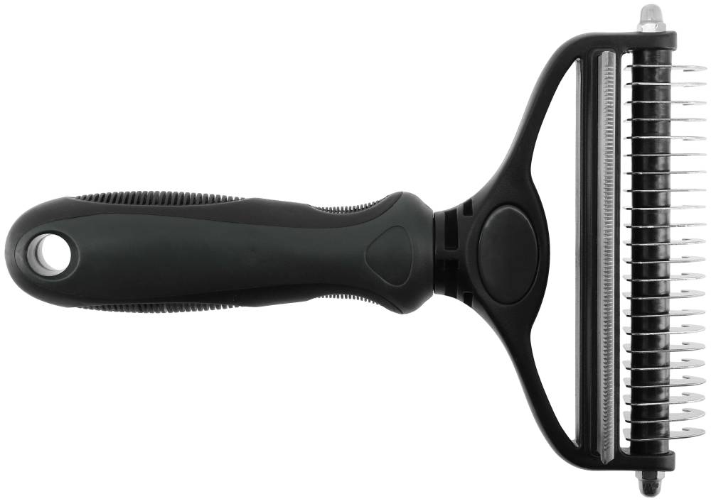 Brosse et peigne à mue 2 en 1 Brosse et peigne à mue 2 en 1