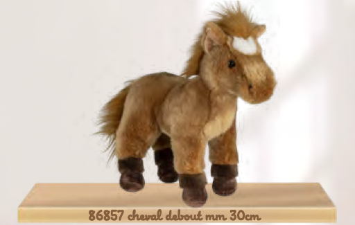 Cheval debout en Peluche 30 cm Cheval debout en Peluche 30 cm