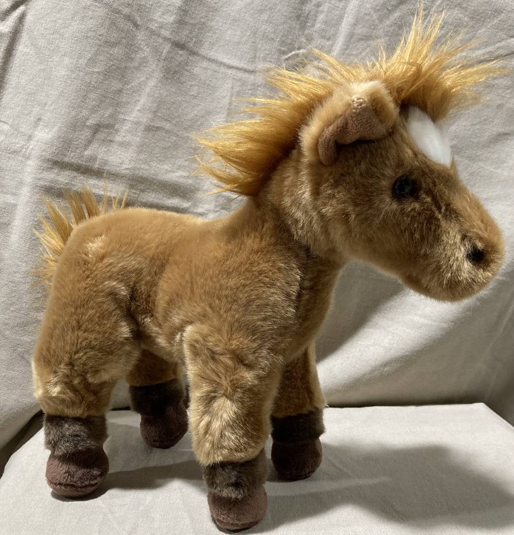 Cheval debout en Peluche 30 cm