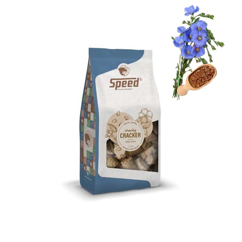 CRACKER Delicious Speedies Friandise au lin pour chevaux CRACKER Delicious Speedies Friandise au lin pour chevaux