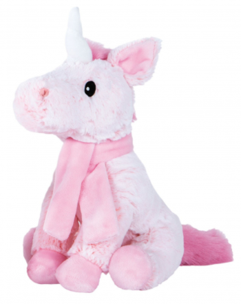 Licorne rose en peluche 30 cm