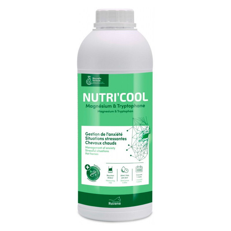 NUTRI COOL Anti-stress pour chevaux anxieux (Ex BECOOL) NUTRI COOL Anti-stress pour chevaux anxieux (Ex BECOOL)